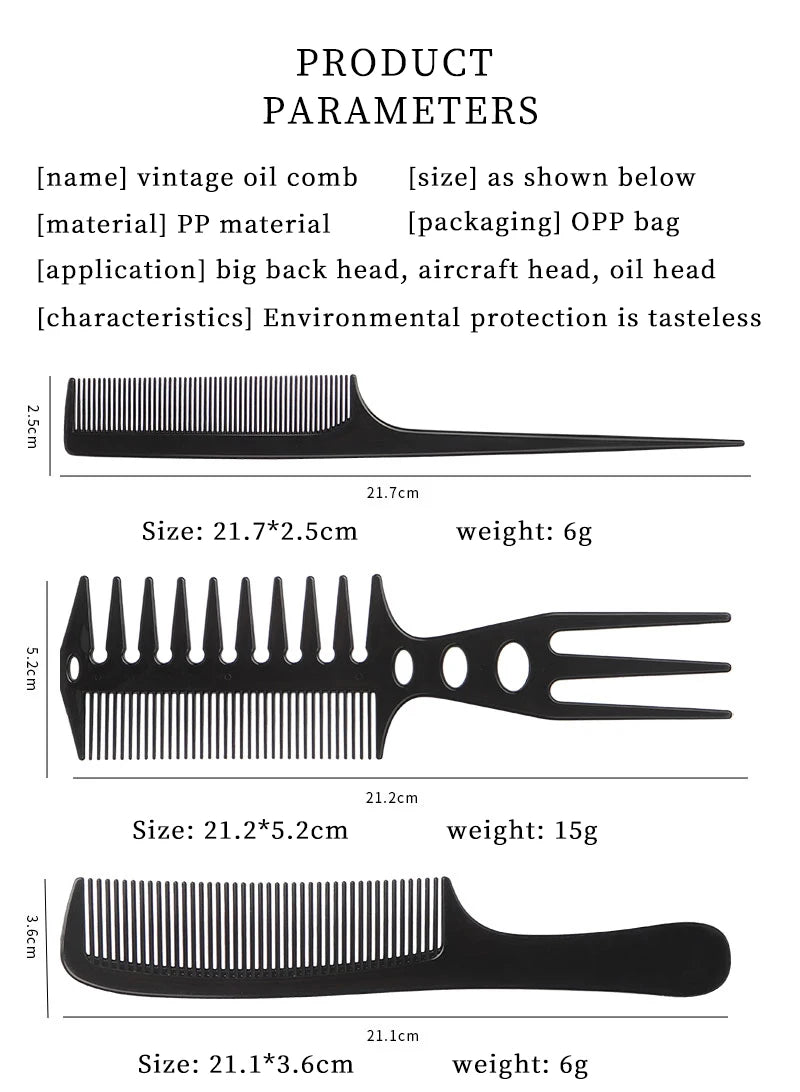 6 Brosses et Peignes Coiffure