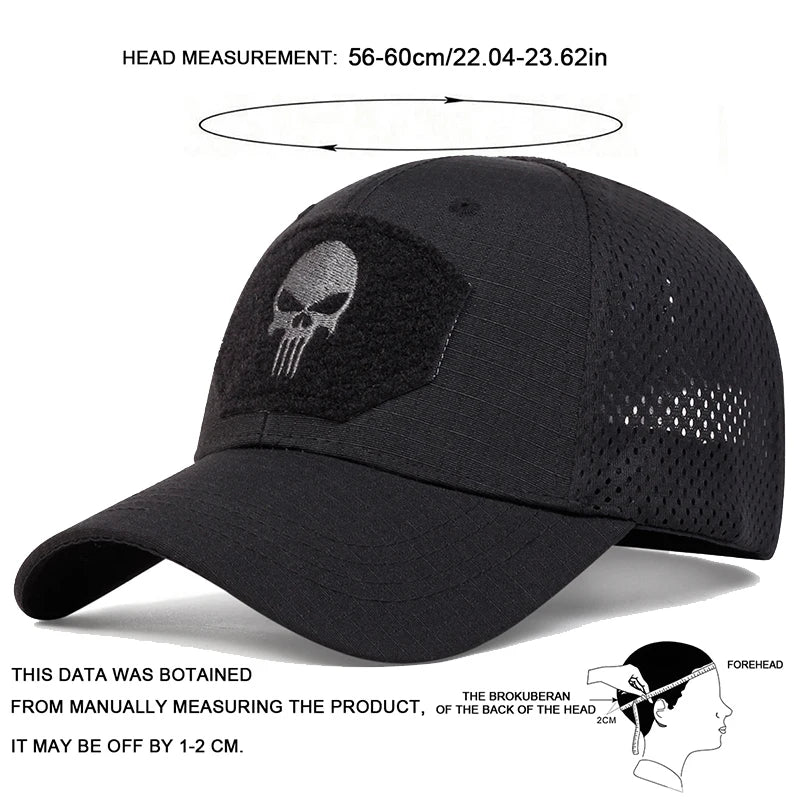Casquette Tête de Mort Brodé