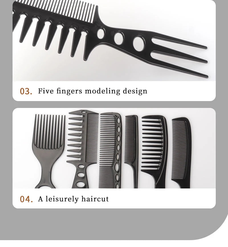 6 Brosses et Peignes Coiffure