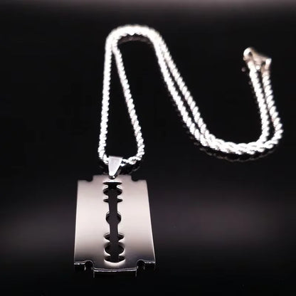 Collier Lame en Acier Inoxydable