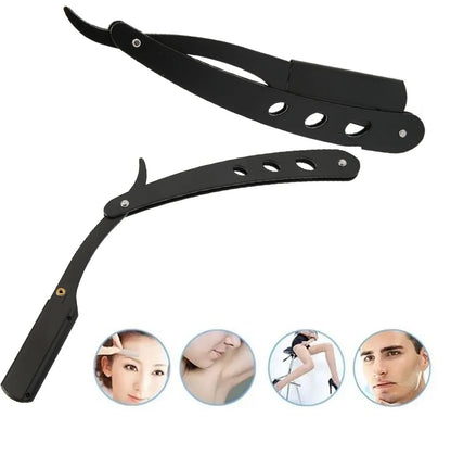 Rasoir Manuel de Barbier en Acier Inoxydable