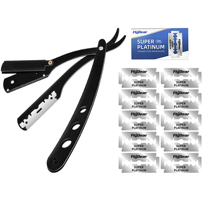 Rasoir Manuel de Barbier en Acier Inoxydable