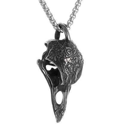 Collier Crâne de Corbeau