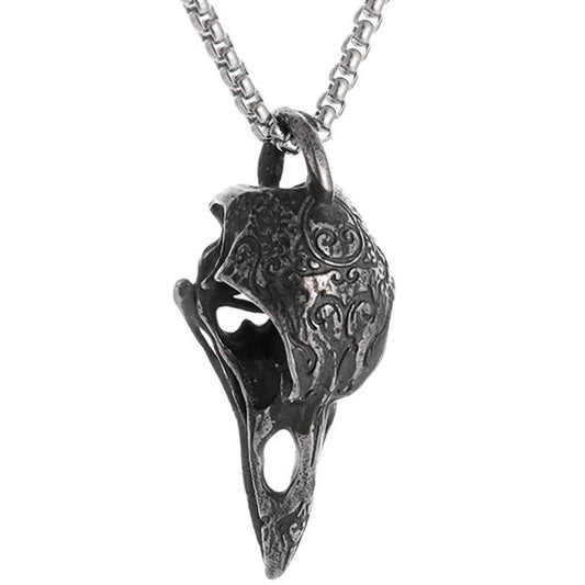 Collier Crâne de Corbeau