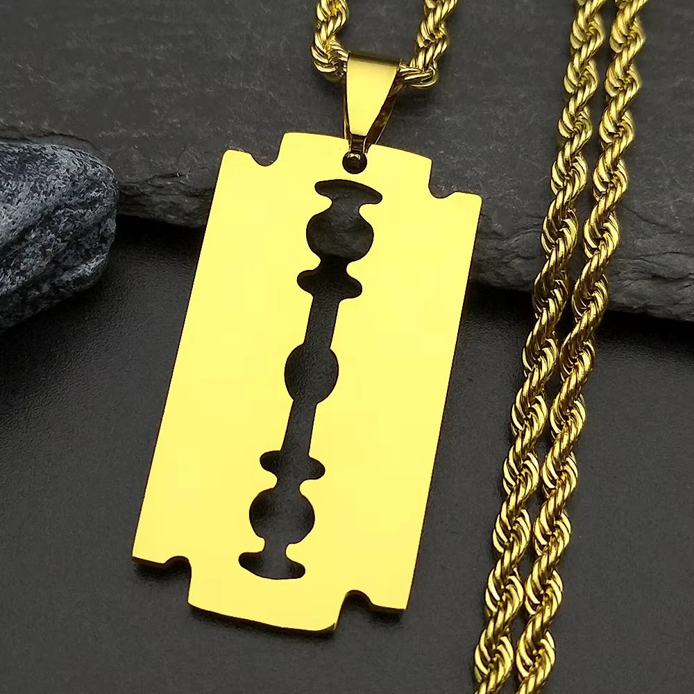 Collier Lame en Acier Inoxydable