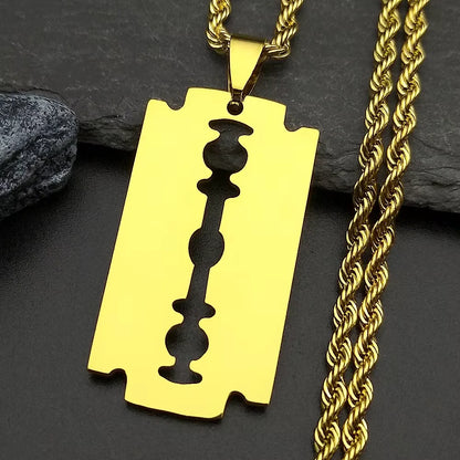 Collier Lame en Acier Inoxydable