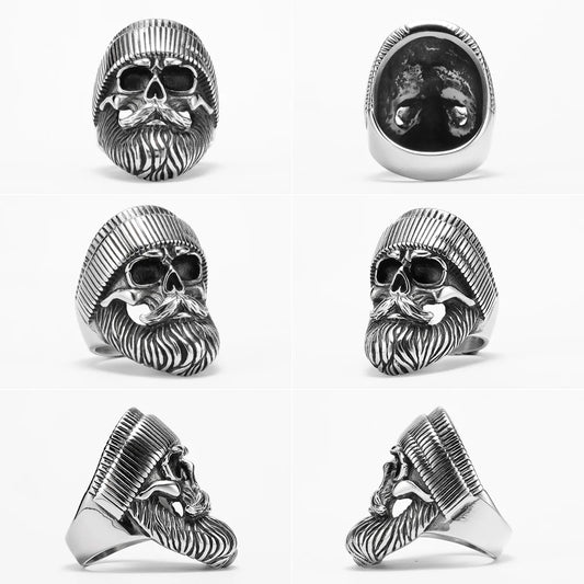 bague barber skull