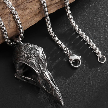 Collier Crâne de Corbeau