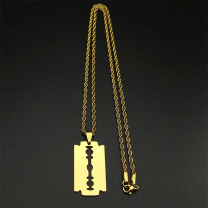 Collier Lame en Acier Inoxydable