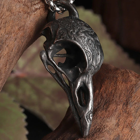 Collier Crâne de Corbeau