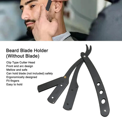 Rasoir Manuel de Barbier en Acier Inoxydable