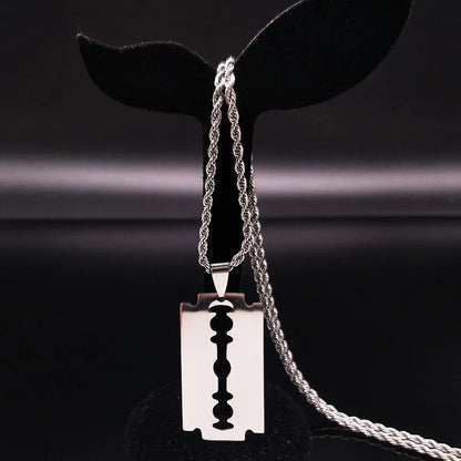 Collier Lame en Acier Inoxydable