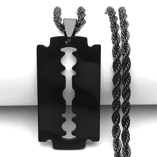 Collier Lame en Acier Inoxydable