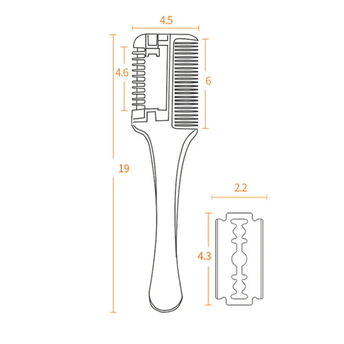 Set de 8 Outils Professionnels 6.0'' en Acier Inoxydable