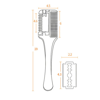 Set de 8 Outils Professionnels 6.0'' en Acier Inoxydable
