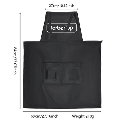 Tablier Noir de Coiffeur Étanche