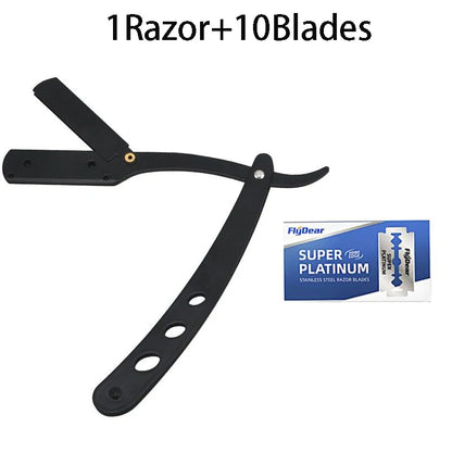 Rasoir Manuel de Barbier en Acier Inoxydable